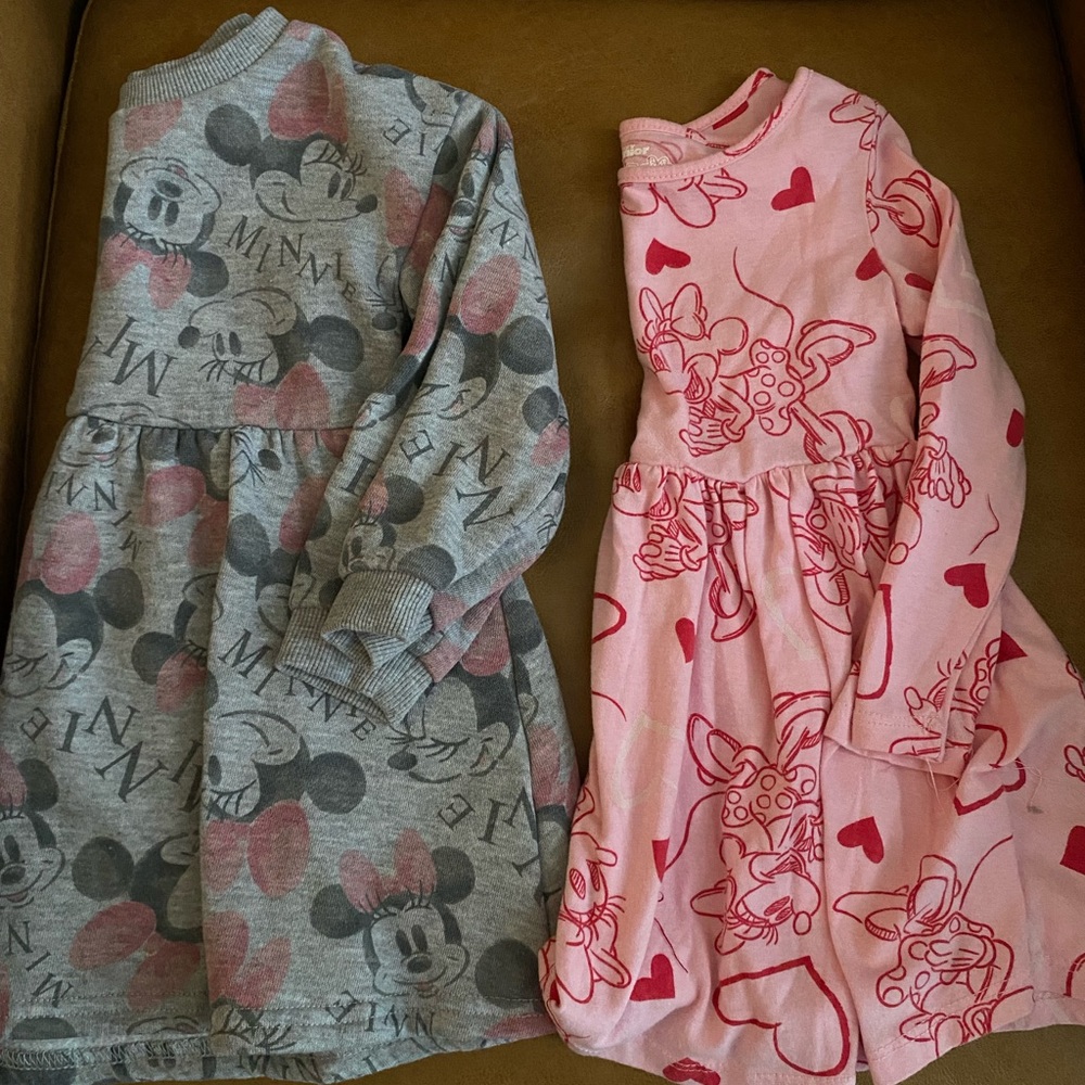 Two 2T Minnie Mouse dresses